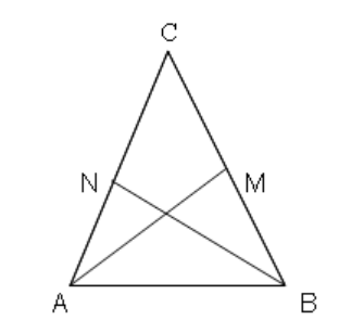 В треугольнике аме. Оба треугольника белые. Am и BN Медианы bo 6 BN?. Оба треугольника белые эксперимент.