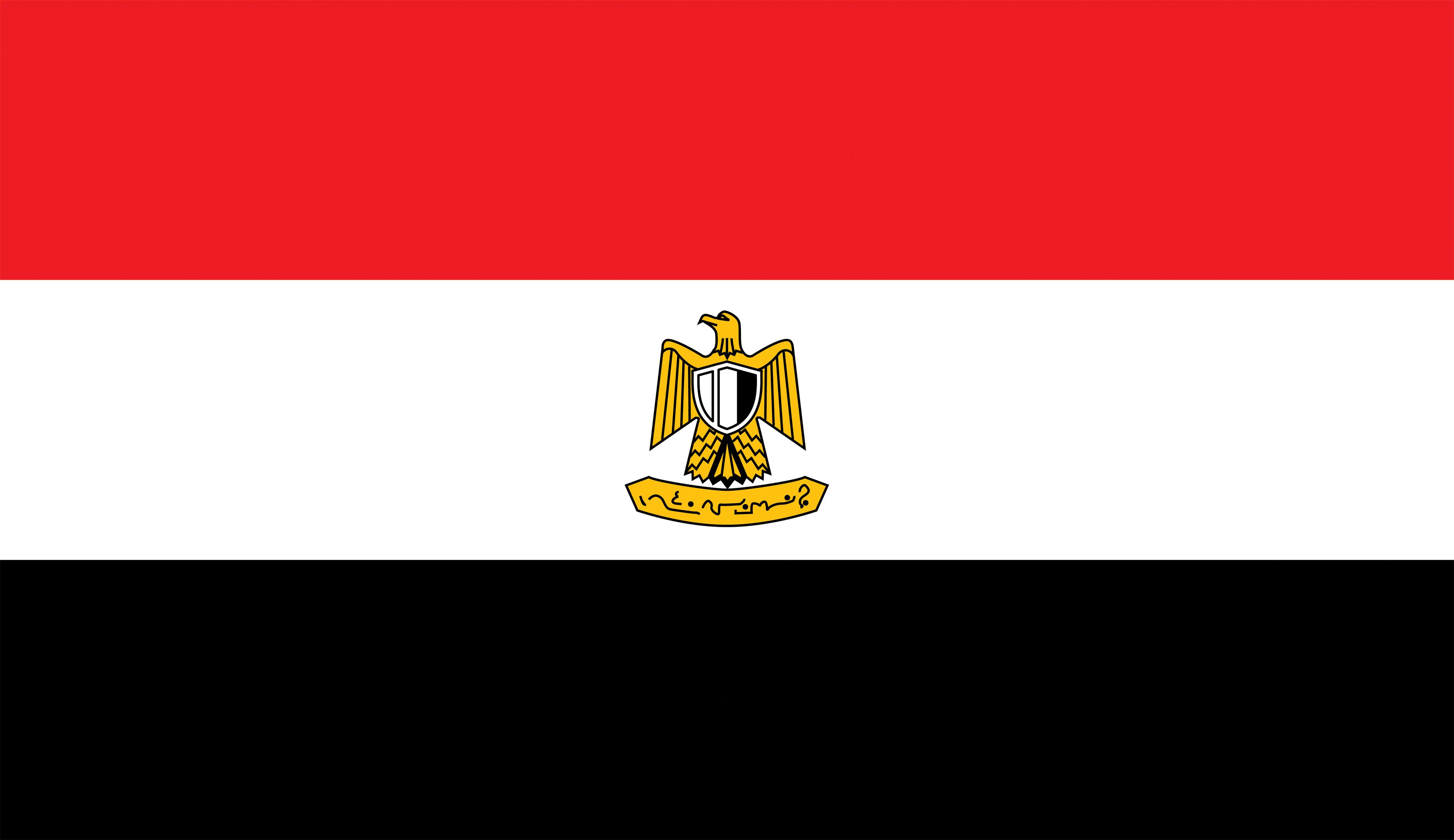 Cuál es la bandera de egipto