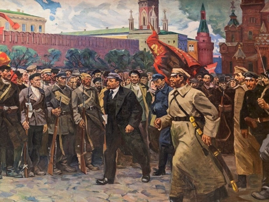 Картины октябрьской революции 1917