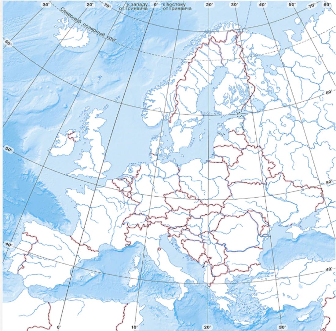 Карта зарубежной европы 10 класс. Зарубежная Европа политическая карта контурная карта. Страны Западной Европы на контурной карте. Карта зарубежной Европы пустая. Политическая контурная карта Западной Европы.