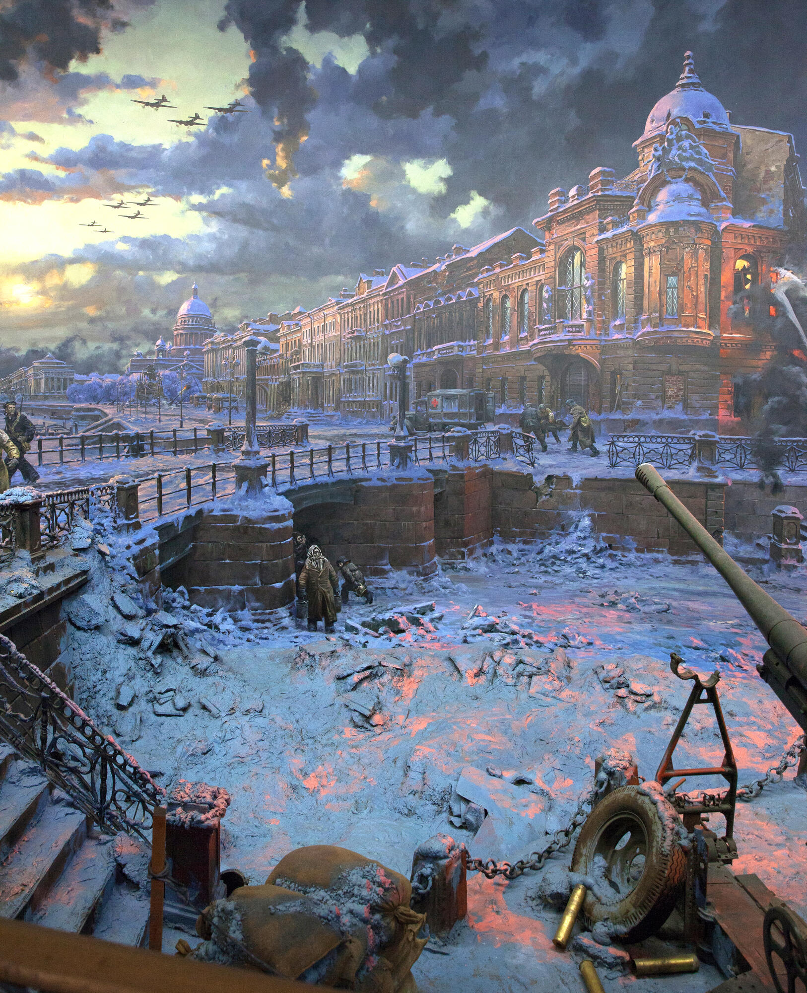 Разрушенный ленинград