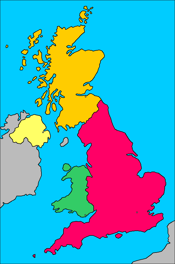 Great britain is divided. Карта uk. Граница Англии и Уэльса. Карта Великобритании. The United Kingdom of great Britain карта.