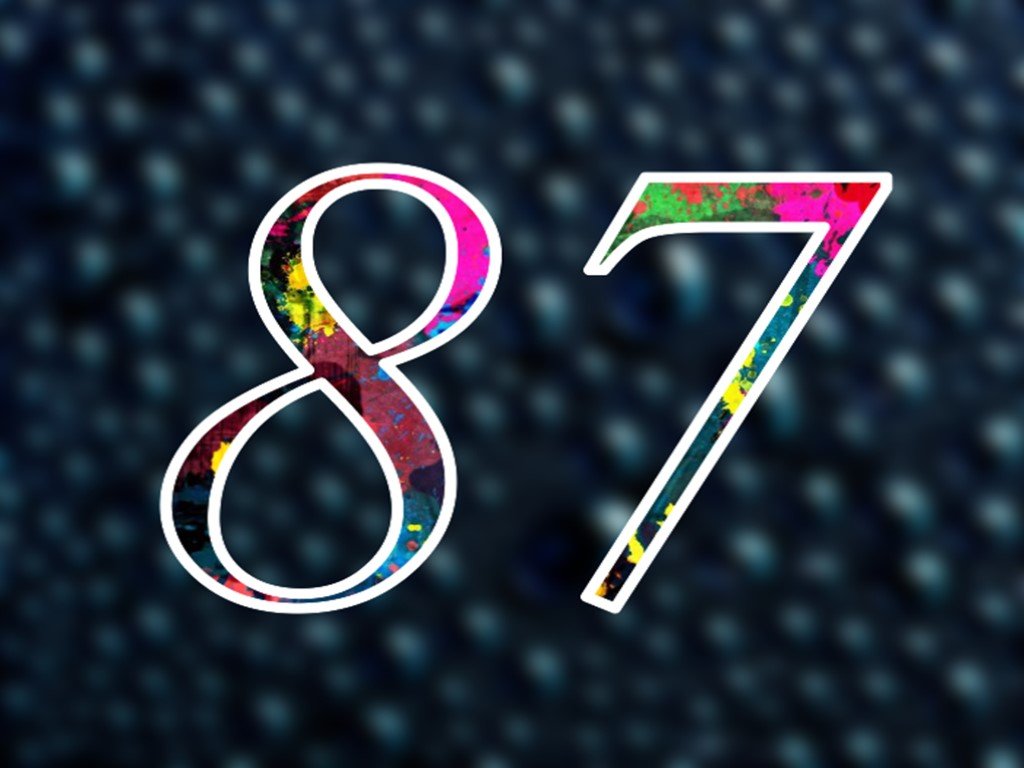 87. Цифра 87. Красивая цифра 87. 87 Картинка. Красивые цифры для оформления.