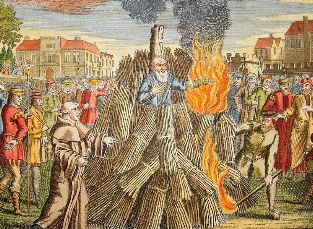 Аутодафе что это такое. Сожжение Томаса Кранмера. Сожжение на костре Мигеля Сервета.