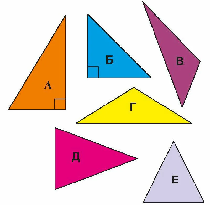 Треугольник разные. Разные треугольники. Треугольники разной формы. Треугольник для дошкольников. Разносторонний треугольник.