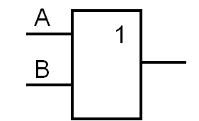 Логический элемент условное обозначение которого приведено на рисунке называется