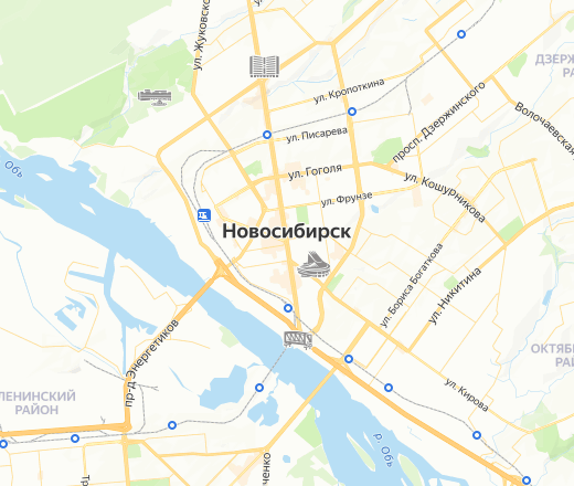 Карта новосибирска фото