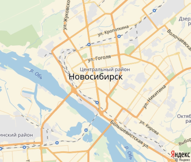 Новосибирск левый берег районы