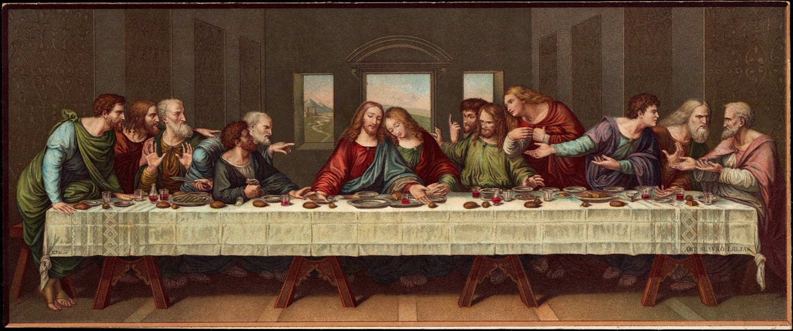Картина «Тайная вечеря», Леонардо да Винчи — описание картины